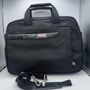 TUMI Alpha 2 Expandable Organizer Laptop Briefcase Black Ballistic Nylon CLEAN
